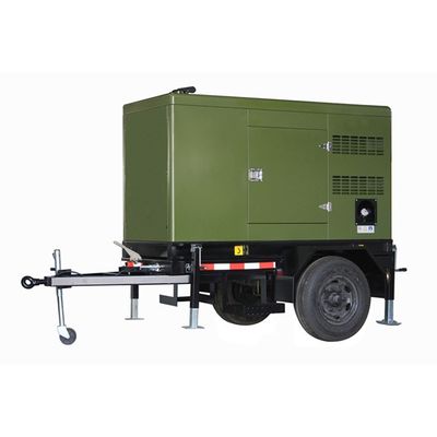 Buy 300kw 375kva Mobile Trailer Type Soundproof Diesel Generator Set Portable And Flexible online manufacture