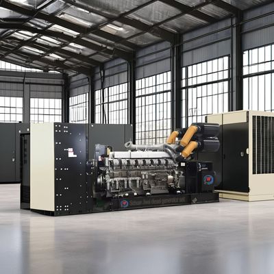 เครื่องยนต์ 406A 800A AIRUS ไดเซลเจเนอเรเตอร์ 508KW 635kva 600kw 750kva Ultra Silent ไดเซลเจเนอเรเตอร์