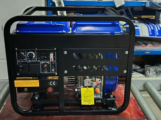 190 Amperes Power Diesel Welding Generator 5.8kw Wide Application Electrical Starting